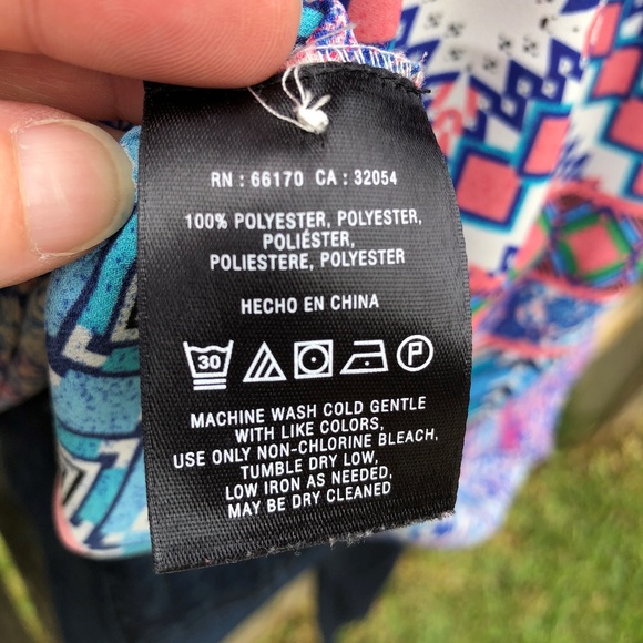 Meadow Rue Anthropologie Sz 4 Top Flutter Sleeves - Picture 6 of 8